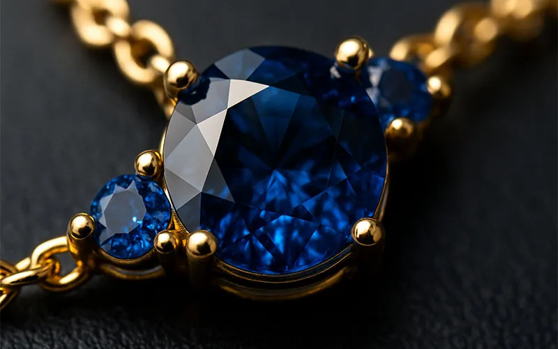 نمونه عکس ماکرو از محصول کوچک (جواهر)؛ فوکوس دقیق روی بخش اصلی و پس‌زمینه محو برای برجسته کردن جزئیات