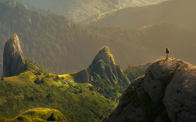 عکس منظره طبیعت با ترکیب‌بندی حرفه‌ای