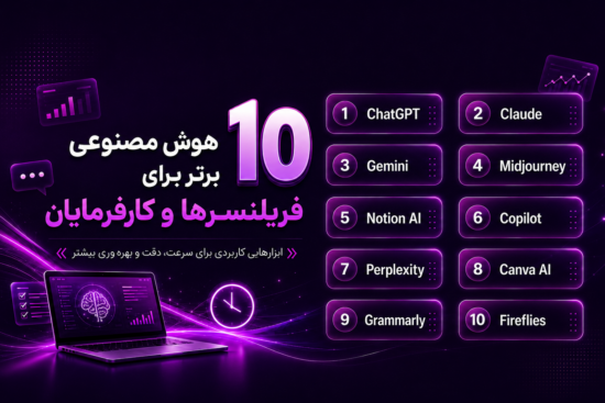 ده هوش مصنوعی برتر برای کارفرمایان و فریلنسرها